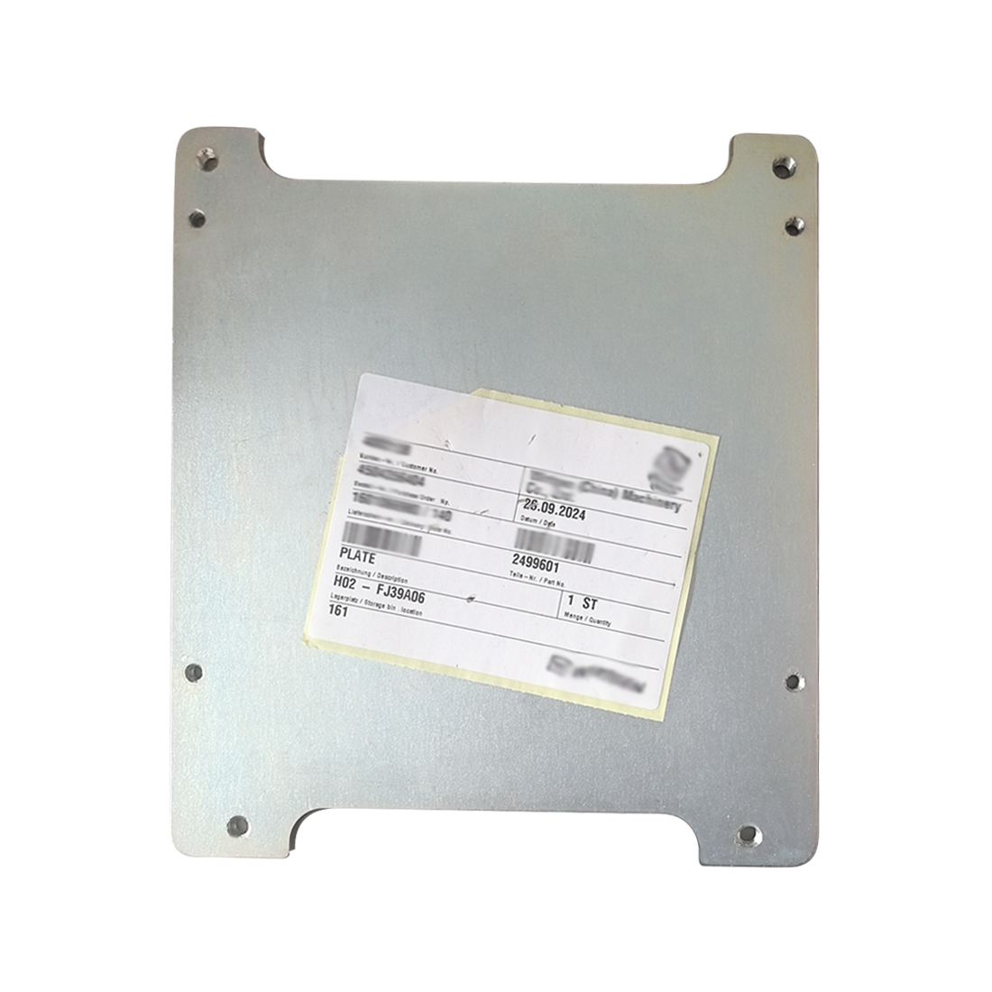 2499601 Plate Spare Parts for Wirtgen