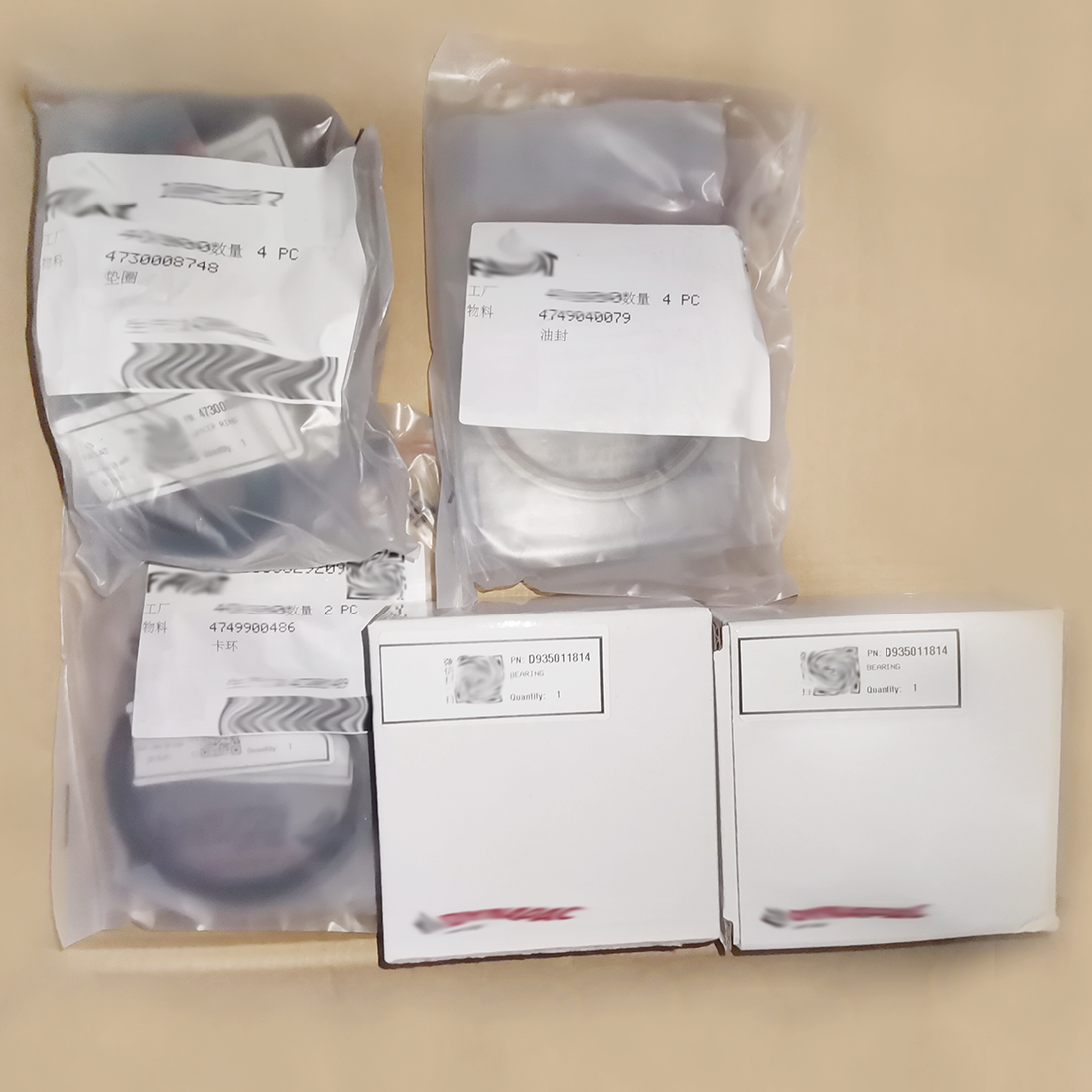 D299000250 Bearing Set Rocker Bearing Repair Kit for Dynapac Paver